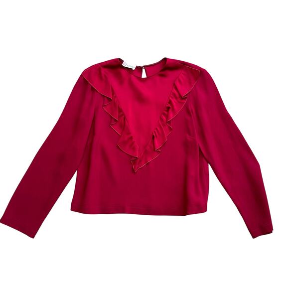 Red Valentino Ruffle Blouse Small - Picture 7 of 16